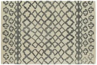 Rockwell Rug - Gray - Beige - Beige