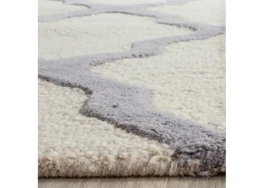 Mulberry Rug - Ivory/Silver - Ivory