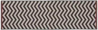 Chevron Outdoor Rug - Green - Gray - Gray