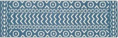 Adella Flat-Weave Rug - Blue - Blue