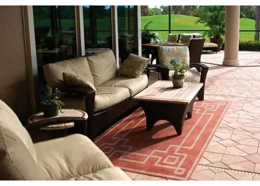 Richmond Outdoor Rug - Red - Red