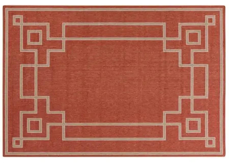 Richmond Outdoor Rug - Red - Red