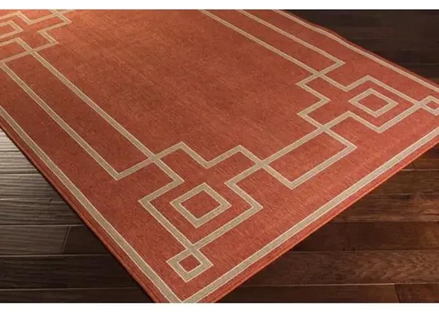 Richmond Outdoor Rug - Red - Red