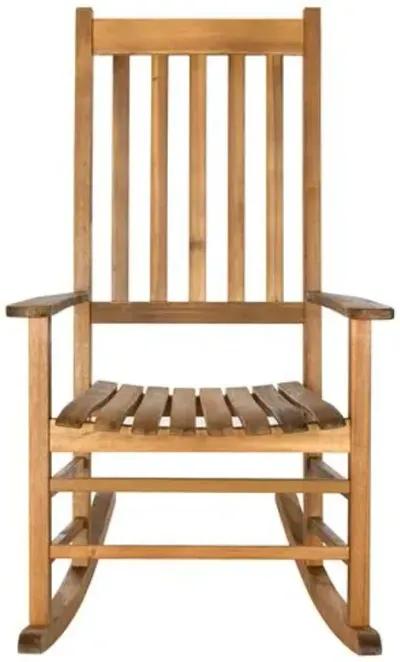 Sia Outdoor Rocking Chair - Natural - Brown