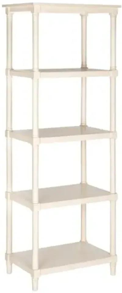 Ollie Bookcase - White - Ivory