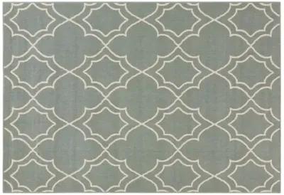 Lisa Outdoor Rug - Gray - Gray