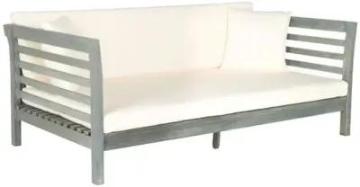 Sandy Outdoor Daybed - Gray/White - Beige - Comfortable, Sturdy