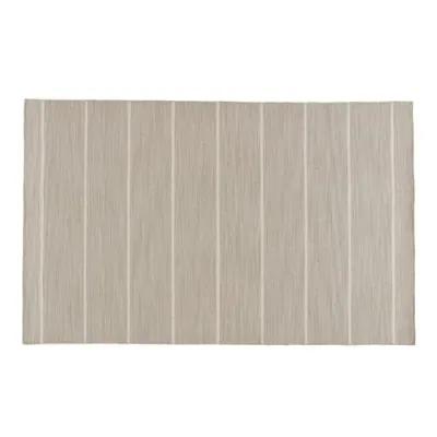 Stripe Flat-Weave Rug - Beige/Ivory - Beige