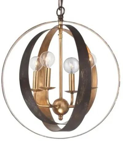 Luna Sphere Chandelier - Gold/Bronze - Crystorama