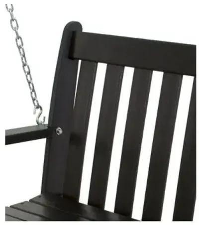 60" Outdoor Vineyard Swing - Black