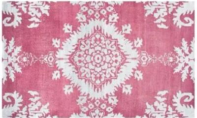 Johanna Hand-Knotted Rug - Fuchsia - Pink - Pink