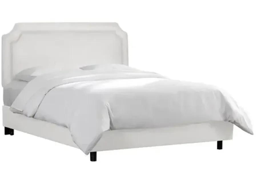 Morgan Bed - Handcrafted - White