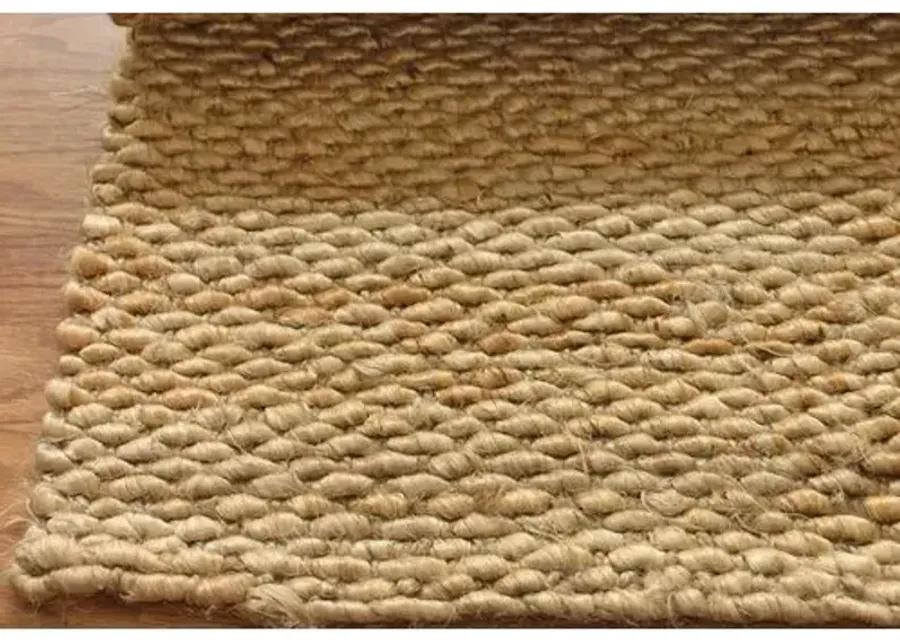 Delbarton Jute Rug - Natural - Beige - Beige