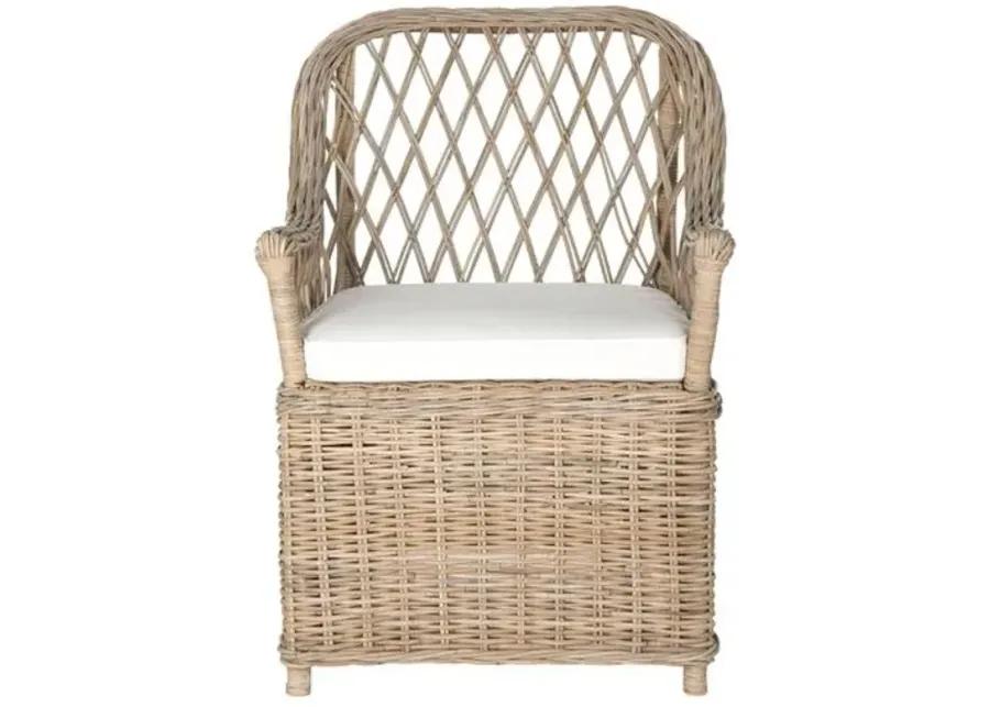 Markham Armchair - Natural - White