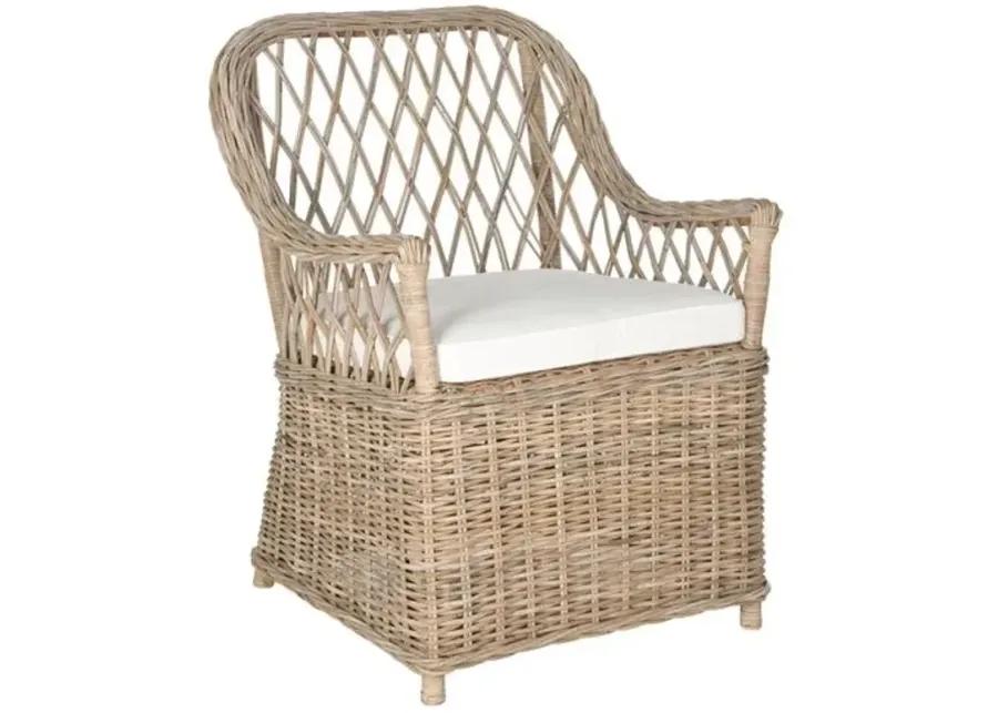 Markham Armchair - Natural - White