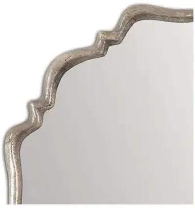 Cayla Wall Mirror - Oxidized Silver