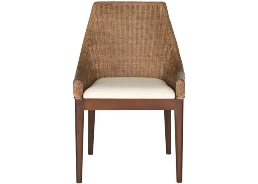 Lenox Side Chair - Toffee - White