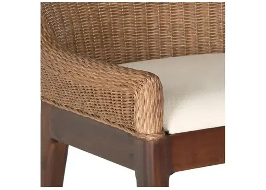 Lenox Side Chair - Toffee - White