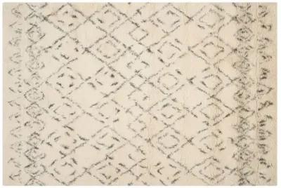 Pike Rug - White/Gray - Beige - Beige