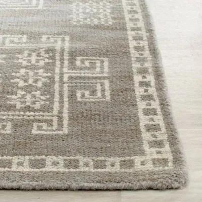 Amidala Hand-Knotted Rug - Gray - Gray