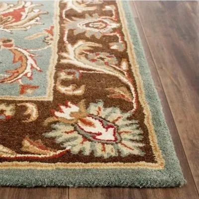 Arabella Rug - Blue/Brown - Brown