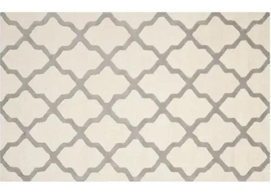 Mulberry Rug - Ivory/Silver - Ivory