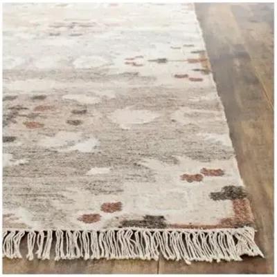 Moone Flat-Weave Rug - Gray - Gray