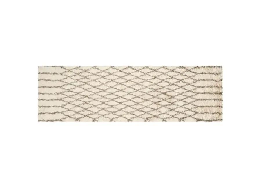 Amara Rug - White/Gray - Ivory - Ivory