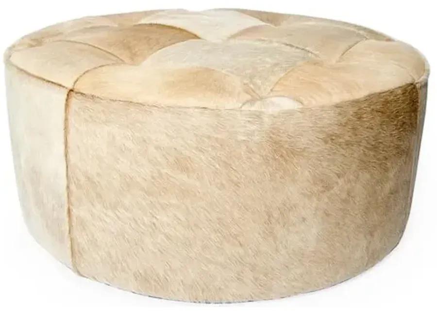 Solly Ottoman - Beige - Le-Coterie