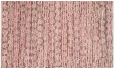 Cleo Kids' Rug - Maroon/Tan - Pink - Pink