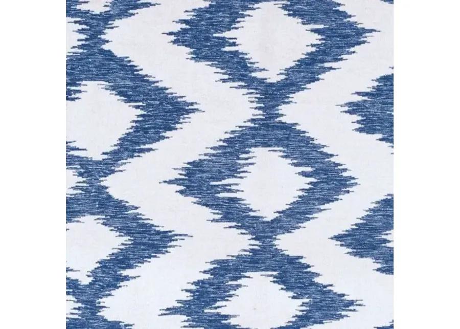 Kendall Flat-Weave Rug - Navy - Blue - Blue