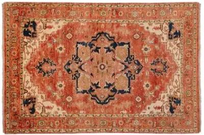 Zeus Rug - Rust/Beige - Orange - Orange