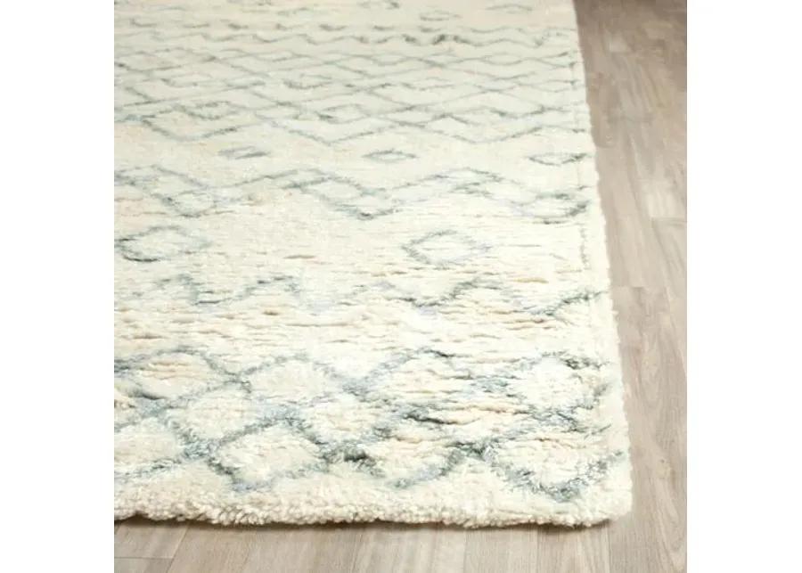 Abhaya Rug - Ivory/Blue - Ivory