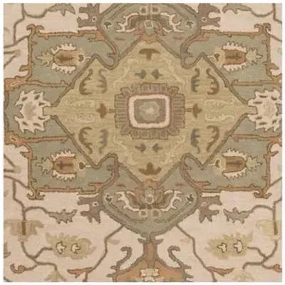 Kalle Rug - Beige/Moss - Beige