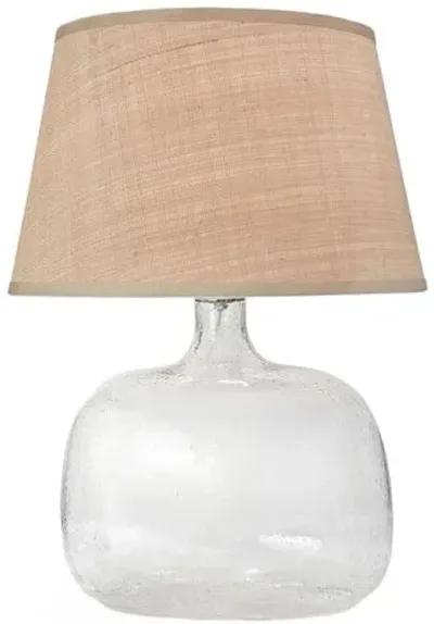 Seeded Glass Table Lamp - Clear - Regina Andrew