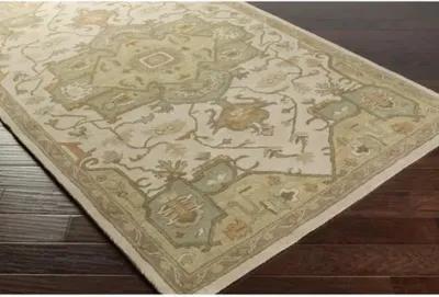 Kalle Rug - Beige/Moss - Beige