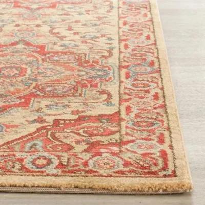 Zarah Rug - Red/Natural - Red