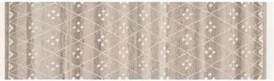 10'x14' Annie Flat-Weave Rug - Natural - Gray - Gray