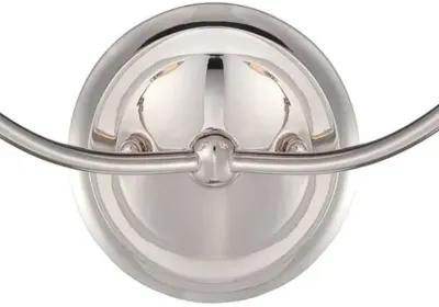 2-Light Sconce - Polished Nickel - Crystorama - Silver