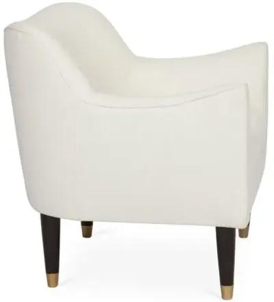 Alexander Accent Chair - Velvet - Kim Salmela - Handcrafted - Ivory, Comfortable, Durable, Velvet Upholstery