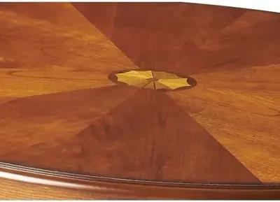 Luca Oval Wood Coffee Table - Brown