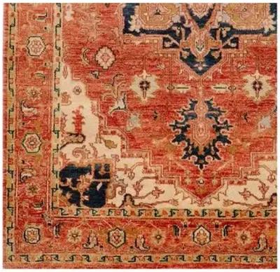 Zeus Rug - Rust/Beige - Orange - Orange