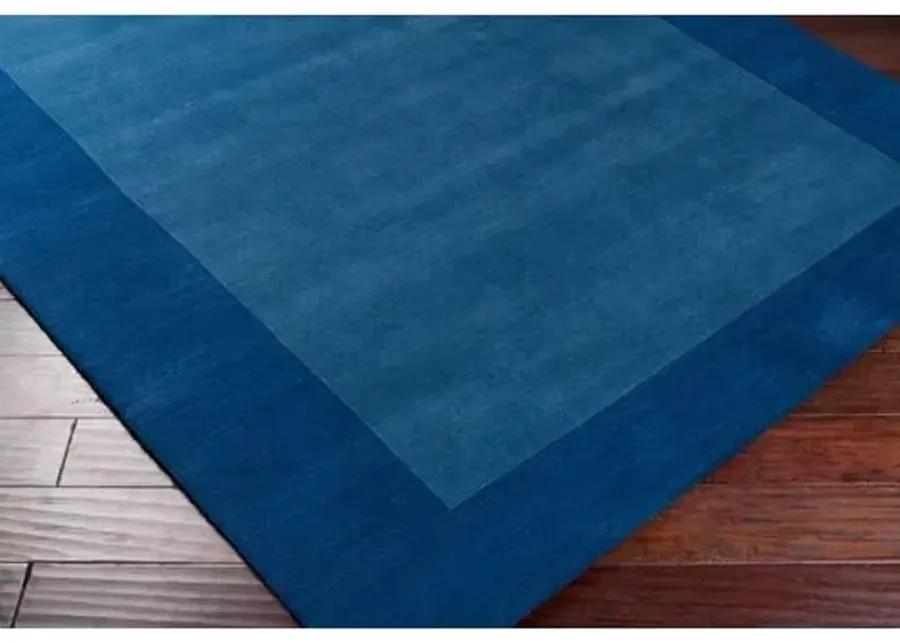 Lombard Rug - Sapphire - Handcrafted - Blue - Blue