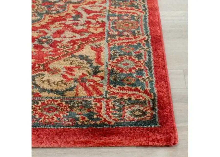 Viviana Rug - Navy/Red - Red