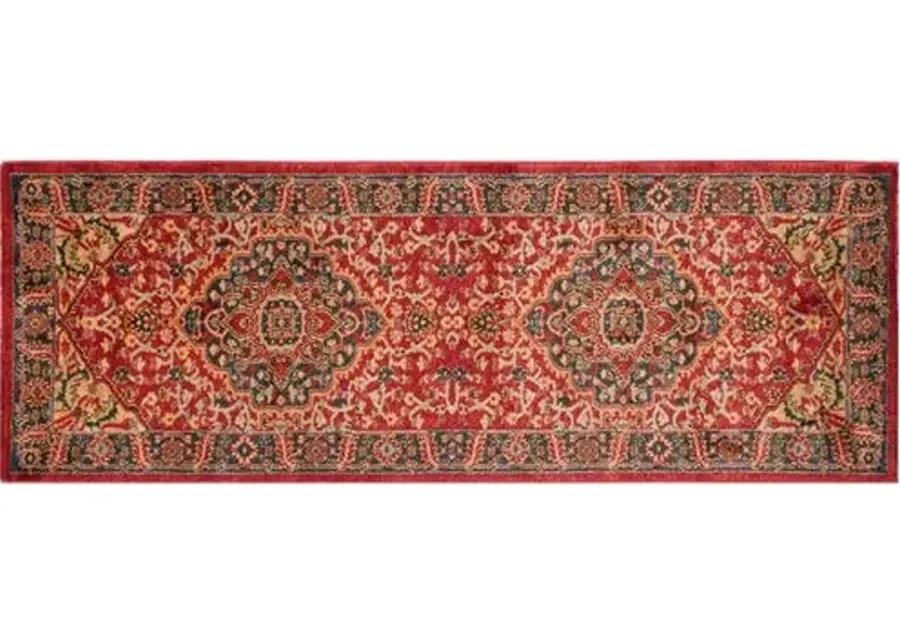 Viviana Rug - Navy/Red - Red