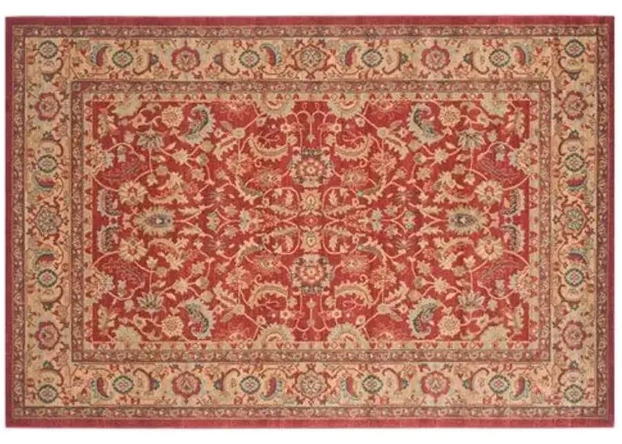 Pacey Rug - Red/Natural - Red