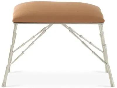 Spike Bench with Muslin Cushion - Global Views - Beige