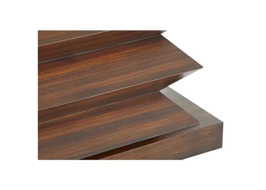 Zig Zag Console - Global Views - Brown