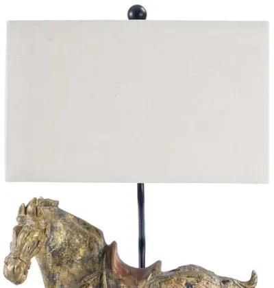 Southern Living Set of 2 Dynasty Horse Lamps - Distressed - Regina Andrew