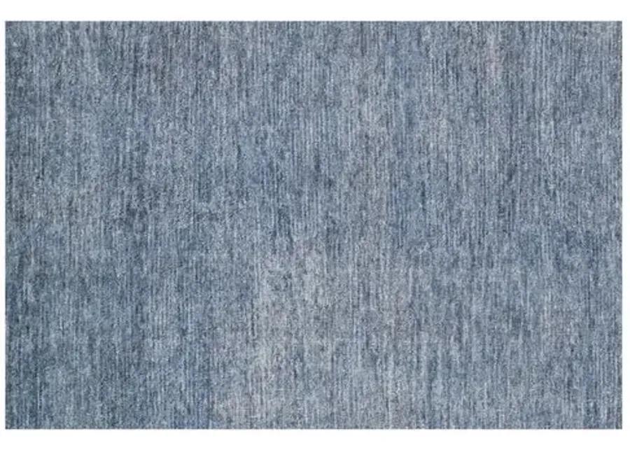 Stella Hand-Knotted Rug - Denim - Blue - Blue